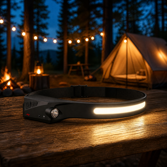 NEJoye A007 Multi-Function Induction Headlamp — Wave On, Light On