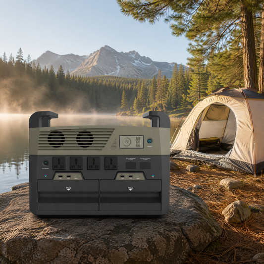 NEJoye 3200W Portable Power Station — 3600Wh Solid-State Battery, Swappable, Pure Sine Wave