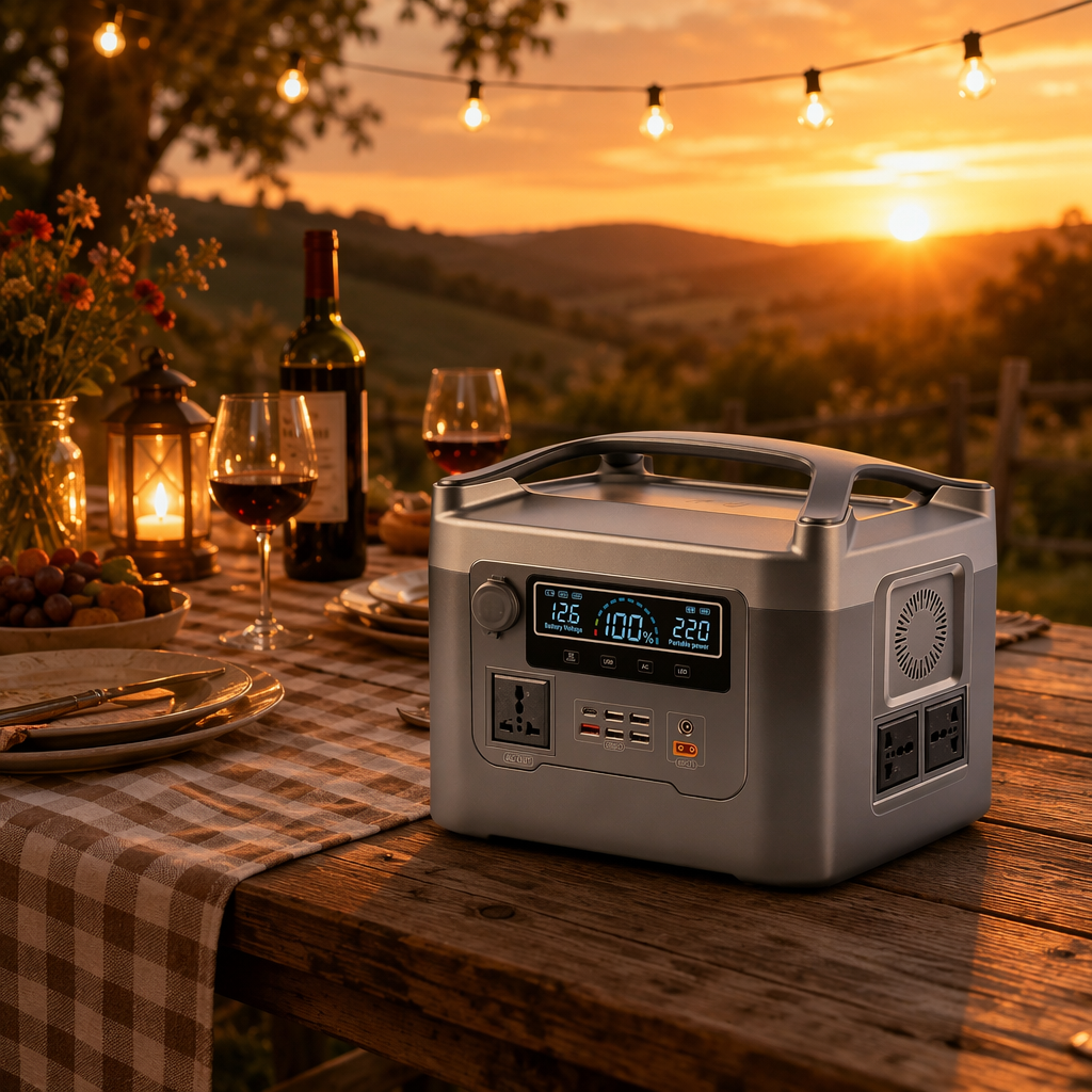 NEJoye F600 — 600W Portable Power Station | 512Wh LiFePO₄ Battery, 7.5kg Grab-and-Go Design