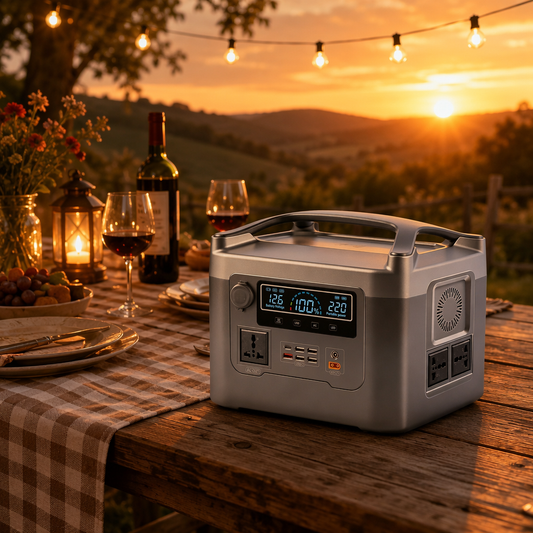 NEJoye F600 — 600W Portable Power Station | 512Wh LiFePO₄ Battery, 7.5kg Grab-and-Go Design