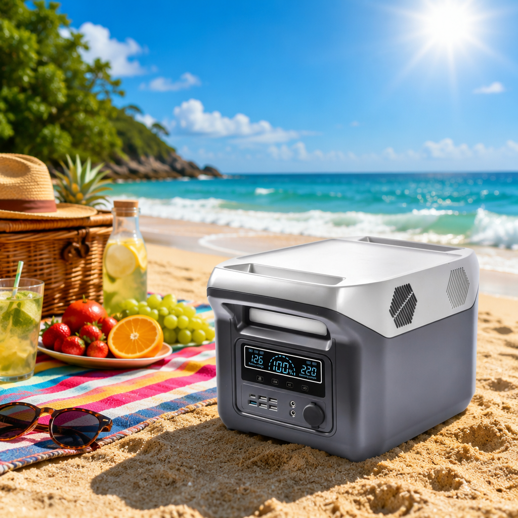 NEJoye F1500 — 1500W Portable Power Station | 1280Wh LiFePO₄ Battery, 500W Solar Charging, 13 Ports