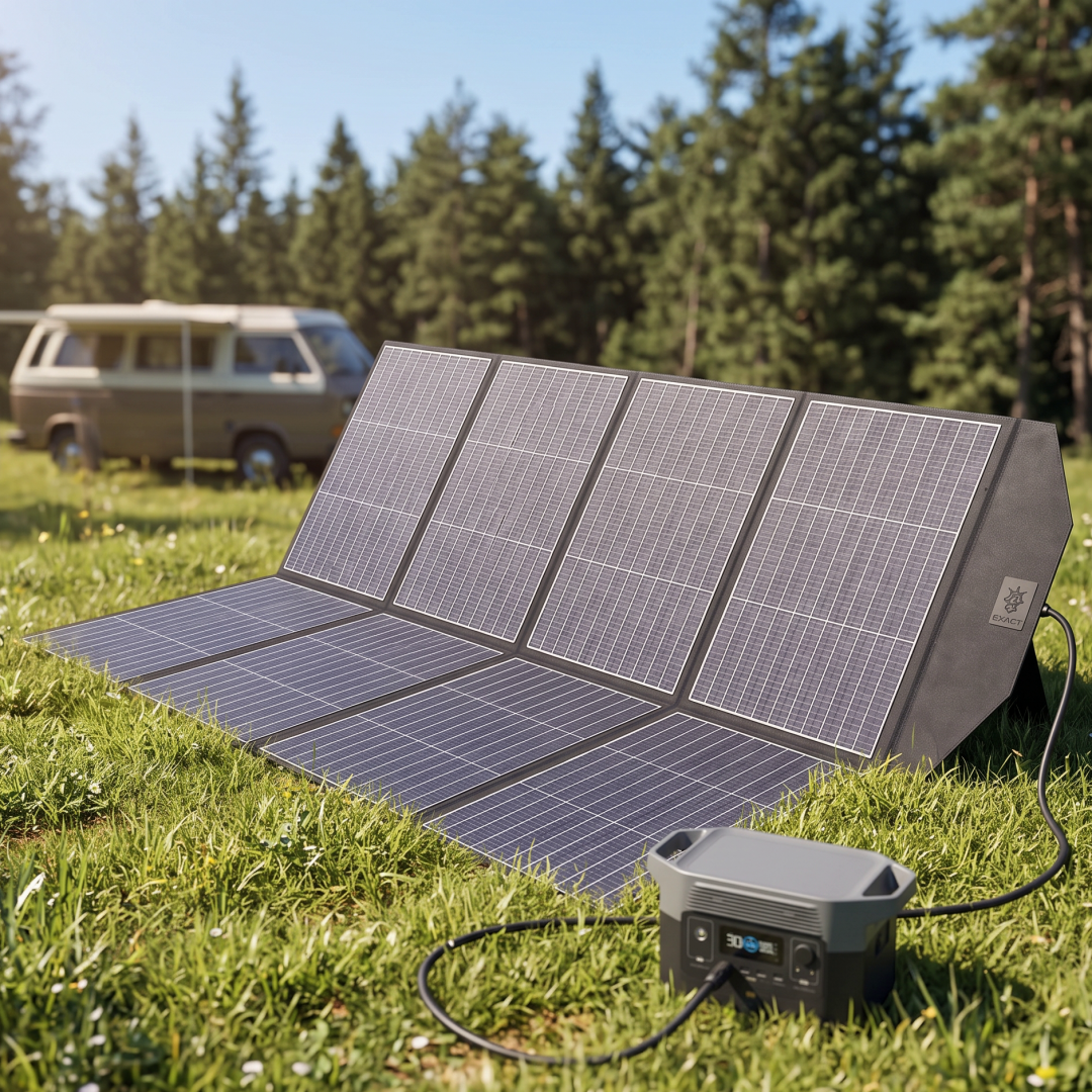 NEJoye S500pro 500W Foldable Solar Panel for Camping, RV & Off-Grid Power, 25% N-Type Monocrystalline Cells, ETFE Flexible Solar Panel with Storage Bag