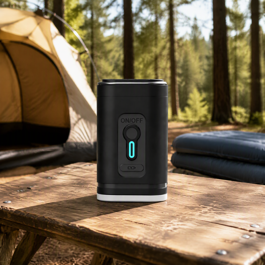 NEJoye A030 Portable Air Pump with Camping Light — 2-in-1 USB-C Rechargeable Inflator & Deflator