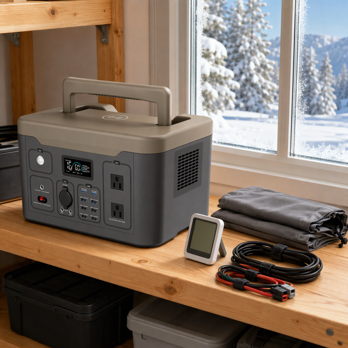 How to Store a Portable Power Station in Winter