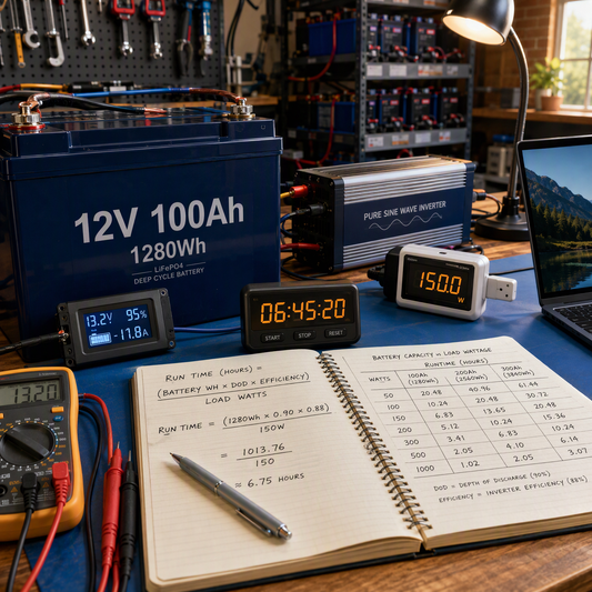 How to Calculate Inverter Run Time from Battery Capacity