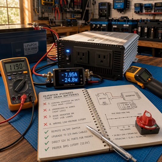 Inverter Mistakes That Drain Your Battery