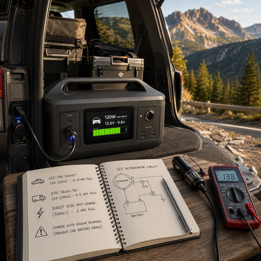 Can You Charge a Power Station from a Car