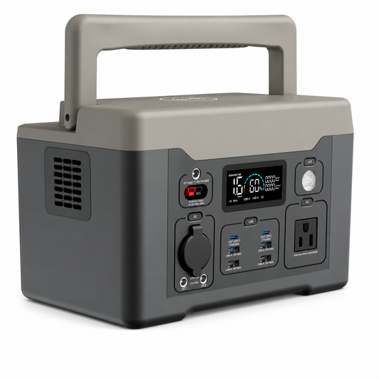 NEJoye D600 Portable Power Station 569Wh | 600W NMC Battery for Campout, Party & Outdoor Events