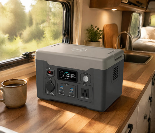 NEJoye P600 Tragbares Kraftwerk | 569Wh Tri-Metallic-Lithium-Batterie | Camping-Solargenerator