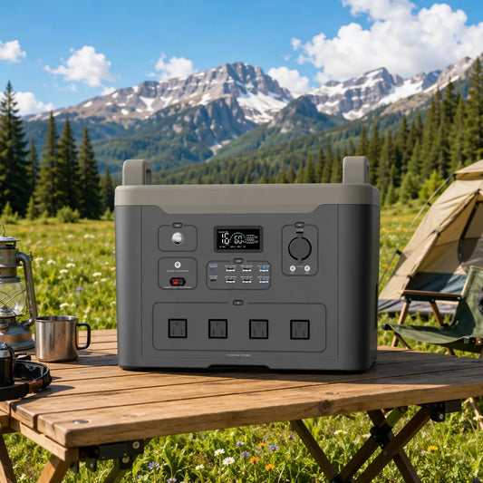 NEJoye 2400W Portable Power Station | 2304Wh LiFePO4 Solar Generator