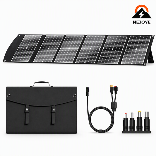 NEJOYE S400pro 400W Foldable Solar Panel – Portable, IP67 Waterproof, for Camping & RV