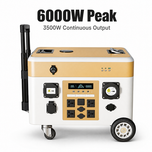 NEJoye X3500 Portable Power Station 5000Wh | 3500W LiFePO4 | 18 Ports | EV Charging | Home Backup & Off-Grid
